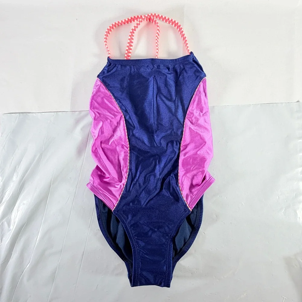 Dolfin Uglies Revibe Indigo Diamondback‎ One Piece Swimsuit Size 30 NWT